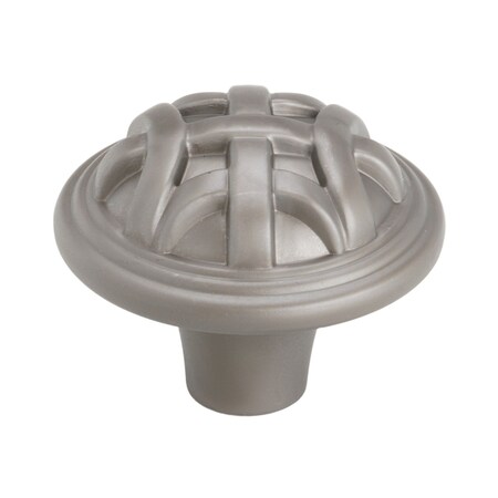 Gliderite Hardware 1-1/4 in. Graphite Gray Braided Cabinet Knob, 10PK 82115-GPH-10